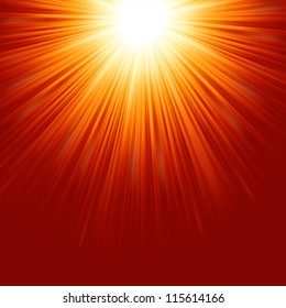 Abstract radiant star. EPS 8 vector file included