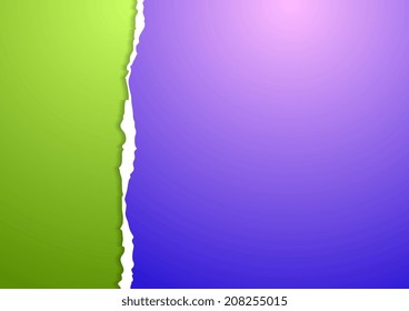 Resumen de fondo de papel de borde con borde irregular. Diseño de vectores