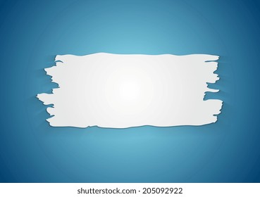 Abstract ragged paper background. Grunge vector design