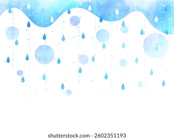 Abstract rain image background illustration