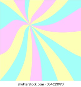 Abstract rainbow backdrop in pastel colors