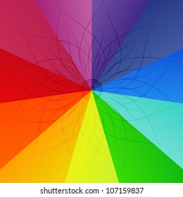 Abstract rainbow background