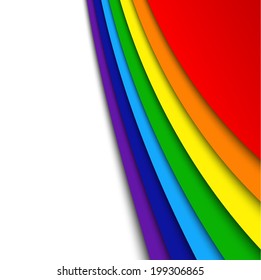 Abstract rainbow background