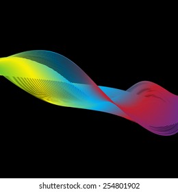 Abstract rainbow background