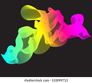 Abstract Rainbow Background
