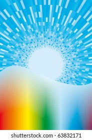 abstract rainbow background