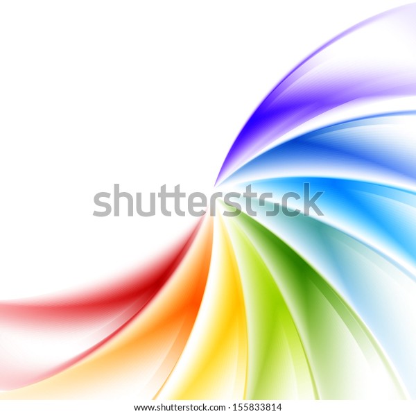 Abstract Rainbow Background Stock Vector (Royalty Free) 155833814 ...