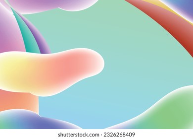 arte de fondo de arcoiris abstracto