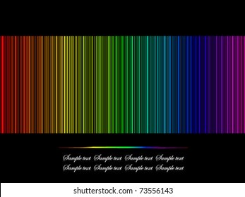 Abstract rainbow background. Also available as jpeg.