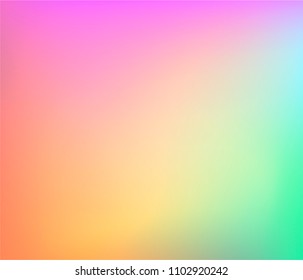 Abstract rainbow background. Blurred colorful rainbow background. Mesh background of rainbow colors. Illustration