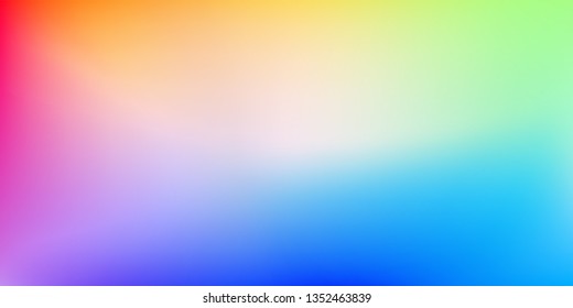 Abstract rainbow background. Blurred colorful gradient backdrop  with place for text. Vector illustration for your graphic design, template, banner, poster, wallpapers or website 