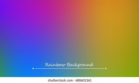 Abstract rainbow background. Blurred colorful rainbow background. Mesh background of rainbow colors. Vector illustration