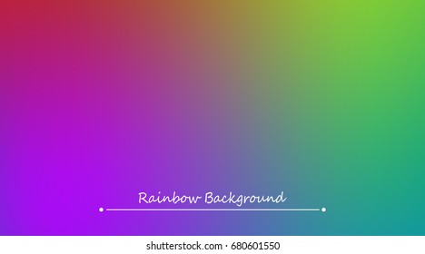Abstract rainbow background. Blurred colorful rainbow background. Mesh background of rainbow colors. Vector illustration