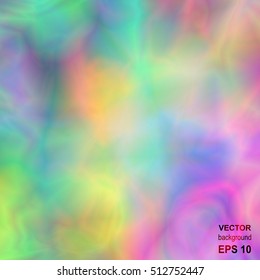Abstract Rainbow Background for Business Presentation. Realistic Holographic Effect. Universal Abstraction.
