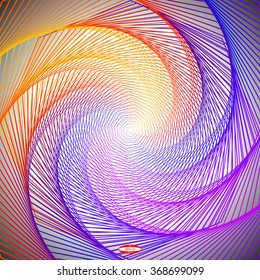 Abstract Rainbow Background. Colorful Structure  and Scenic Stairs . Vector Illustration