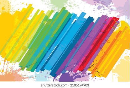 fondo arcoiris abstracto, ondas coloridas abstractas. representación 3D