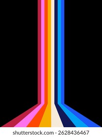 Fundo abstrato do arco-íris EPS 10