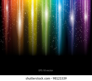 Abstract rainbow background, eps10 vector