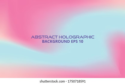 Abstract rainbow background. Holographic gradient backgrounds. Abstract blurred background wavy style.