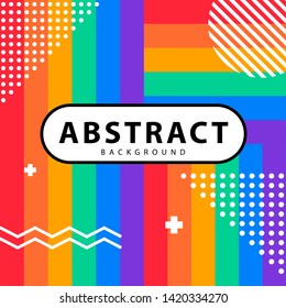 abstract rainbow background illustration vector