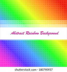 Abstract rainbow background with the many circles