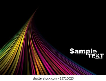 Abstract rainbow background with room to add your own text