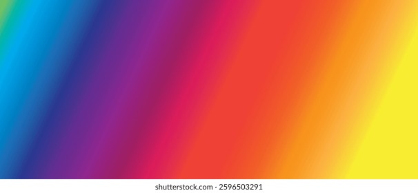 Abstract rainbow background, Spectrum of colors symbol of LGBT community, Vector illustration.