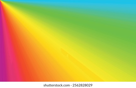 abstract rainbow background This image features a soft and stunning color gradient. The dominant pink in the center slowly transitions to bright yellow on the right side, then to turquoise on the far 