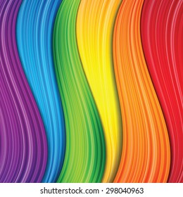 Abstract Rainbow Background Vector