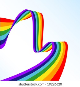 abstract rainbow background vector illustration