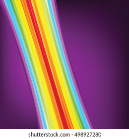Abstract rainbow background. Vector illustration
