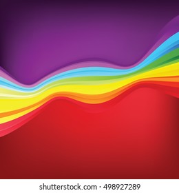 Abstract rainbow background. Vector illustration