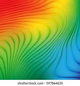 Abstract rainbow background. Vector illustration for your graphic design.