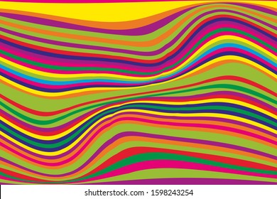 Abstract rainbow background for web design. Design template on colorful backdrop. Vector illustration