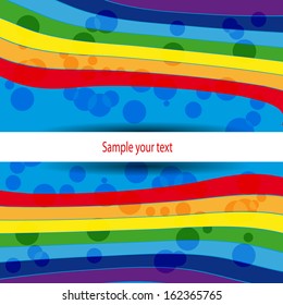 abstract  rainbow background for your design