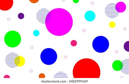 abstract rainbow circle background, vector design. template for poster, brochure, leaflet, flyer, card, banner, book cover, wallpaper, web, backdrop