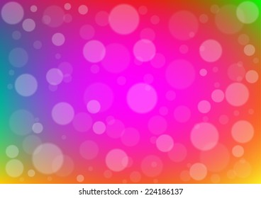 Abstract  rainbow circle  on rainbow background