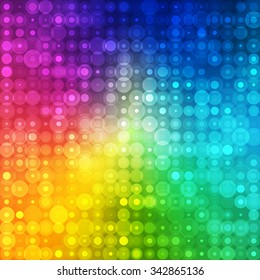 Abstract Rainbow Color Background for Retro Party Design. Vector illustration.