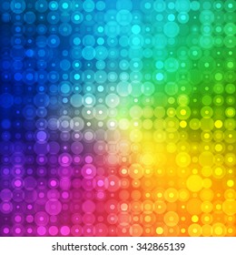 Abstract Rainbow Color Background for Retro Party Design. Vector illustration.