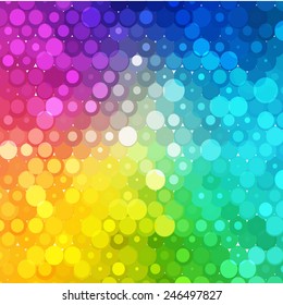 Fondo abstracto de color arcoiris para tu trabajo artístico. Ilustración vectorial.