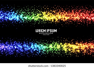 abstract rainbow color glitter background