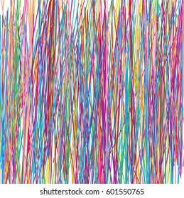 Abstract rainbow color line background