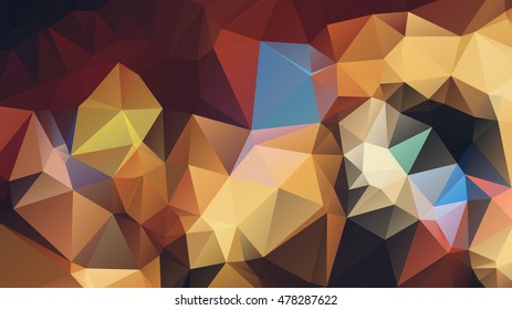 Abstract rainbow color Triangle Geometrical Background