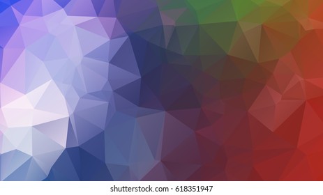 Abstract rainbow color Triangle Geometrical Background