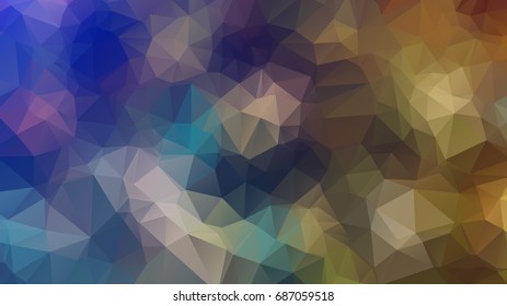 Abstract rainbow color Triangle Geometrical Background