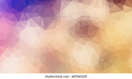 Abstract rainbow color Triangle Geometrical Background