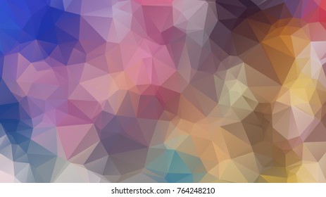 Abstract rainbow color Triangle Geometrical Background

