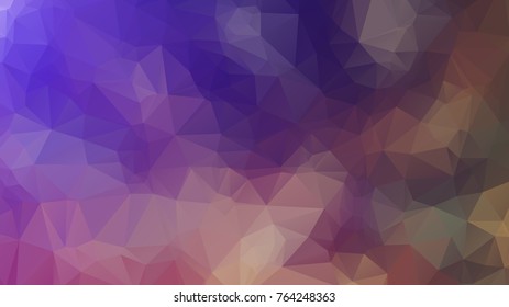 Abstract rainbow color Triangle Geometrical Background


