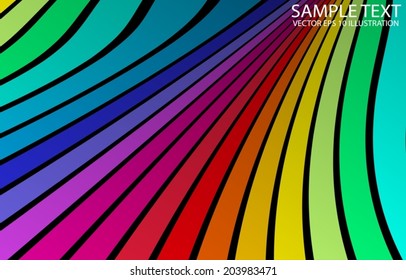 Abstract rainbow color vector background illustration - Color abstract vector background template