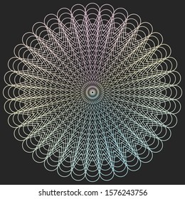 Abstract Rainbow Color Vortex Art Design Background